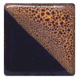 Coyote Texas Two-Step Oilspot Glaze - Clementine over Mulberry