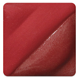 Amaco Velvet Sprayz Underglaze - Bright Red - Fired to Cone 5