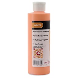 The Ceramic Shop Wax Off Removable Wax Resist - 8 oz - back