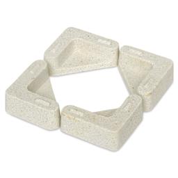 The Ceramic Shop Stacking Tile Holder - Pkg of 4 - forming a square