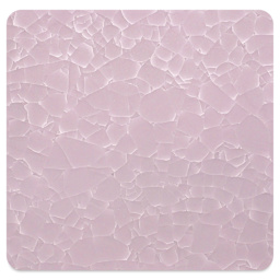 Amaco Kiln Ice Glaze - Arctic Blush - glaze over #32 dark chocolate clay