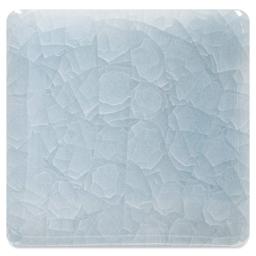 Amaco Kiln Ice Glaze - Winter Glass - glaze over #16 white chocolate clay