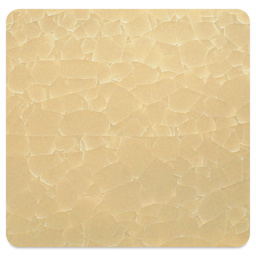 Amaco Kiln Ice Glaze - Honey Crystal - glaze over #32 dark chocolate clay