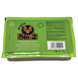 Sio-2 Argila Natural Pottery Clay - Red, 2.2 lbs - front of packaging