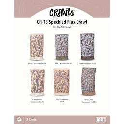 Amaco Crawls Glaze - CR-18 Speckled Flux, Pint clay comparison