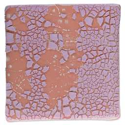 Amaco Crawls Glaze - CR-54 Purple - 2 coats fired to cone 05 oxidation