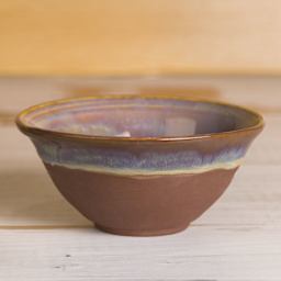 Mayco Stoneware Bisque Bowls - Pkg of 6, Dessert Bowl finished example side view