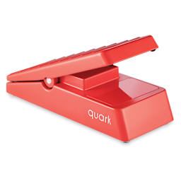 Quark Potter's Wheel Wireless Foot Pedal - Red angled view