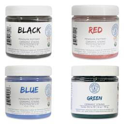 Penguin Pottery Ceramic Stains Set