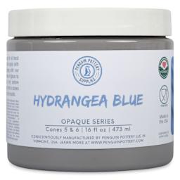Penguin Pottery Opaque Series Mid-Fire Glaze - Hydrangea, 16 oz Jar