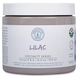 Penguin Pottery Opaque Series Mid-Fire Glaze - Lilac, 16 oz Jar