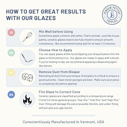 How To Get Great Results With Our Glazes