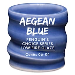 Penguin Pottery Penguin's Choice Series Low Fire Glaze - Aegean Blue