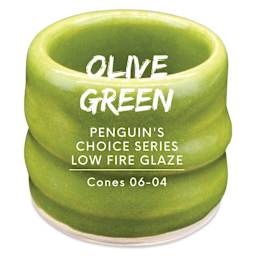 Penguin Pottery Penguin's Choice Series Low Fire Glaze - Olive Green
