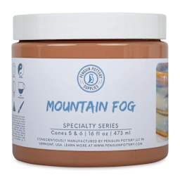 Penguin Pottery Specialty Series Mid-Fire Glaze - Mountain Fog, 16 oz Jar