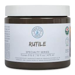 Penguin Pottery Specialty Series Mid-Fire Glaze - Rutile, 16 oz Jar