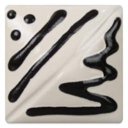 Duncan French Dimensions Glaze - Black Licorice fired to cone 06 oxidation