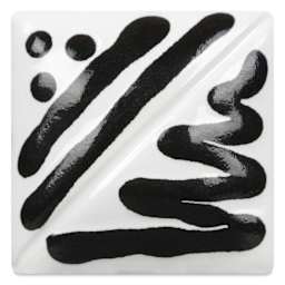 Duncan French Dimensions Glaze - Black Licorice fired to cone 6 oxidation