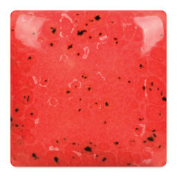 Mayco Speckled Stroke & Coat Glaze - Speckled Cutie Pie Coral, Pint fired to cone 6 oxidation