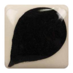Duncan E-Z Stroke Translucent Underglaze - Cobalt Jet Black fired to cone 10 reduction