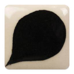 Duncan E-Z Stroke Translucent Underglaze - Cobalt Jet Black fired to cone 6 oxidation