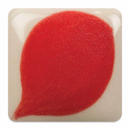 Duncan E-Z Stroke Translucent Underglaze - Passion Red fired to cone 10 reduction