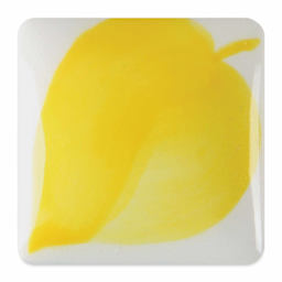 Duncan E-Z Stroke Translucent Underglaze - Neon Yellow fired to cone 06 oxidation