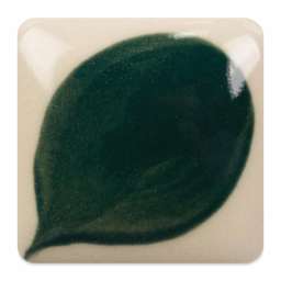 Duncan E-Z Stroke Translucent Underglaze - Royal Blue Green fired to cone 6 oxidation