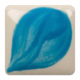 Duncan E-Z Stroke Translucent Underglaze - Blue Turquoise fired to cone 10 reduction