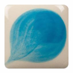 Duncan E-Z Stroke Translucent Underglaze - Blue Turquoise fired to cone 6 oxidation