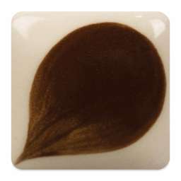 Duncan E-Z Stroke Translucent Underglaze - French Brown fired to cone 6 oxidation