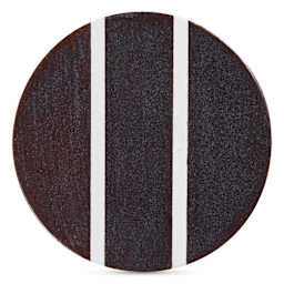 Speedball Studio Plus Glaze - Plumberry Ember, 2 oz one, two, and three coat comparison