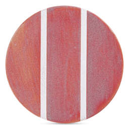Speedball Studio Plus Glaze - Berry Pop, 2 oz one, two, and three coat comparison