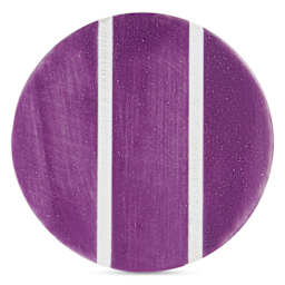 Speedball Studio Plus Glaze - Mystic Plum, 2 oz one, two, and three coat comparison
