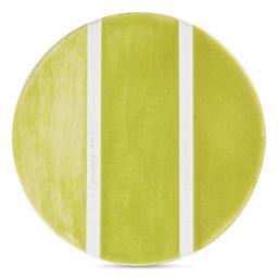 Speedball Studio Plus Glaze - Crisp Pear, 2 oz one, two, three coat comparison