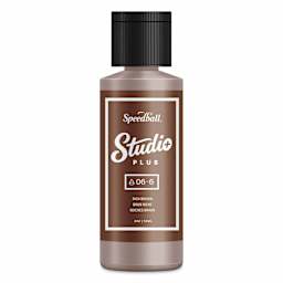Speedball Studio Plus Glaze - Rich Brown, 2 oz