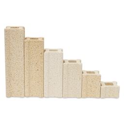 The Ceramic Shop Kiln Post Kit - Set of 36, 1.5" Posts showing included sizes