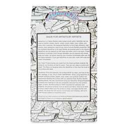 Alpha6 AlphaFlex Textile and Leather Sneaker Paint Pack - Primary Colors, Set of 6 - back of packaging