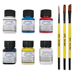 Alpha6 AlphaFlex Textile and Leather Sneaker Paint Pack - Primary Colors, Set of 6