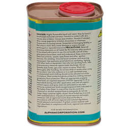 Alpha6 AlphaFlex Leather and Fabric Stripper Deglazer back of packaging