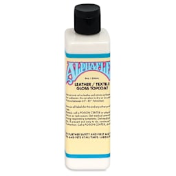 Alpha6 AlphaFlex Leather and Textile Top Coat - Gloss, 8 oz front of packaging