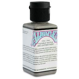 Alpha6 AlphaFlex Textile and Leather Paint - Medium Grey, 74 ml, Bottle