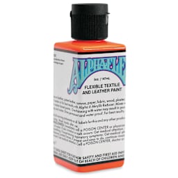 Alpha6 AlphaFlex Textile and Leather Paint - Electroshock Red, 147 ml, Bottle