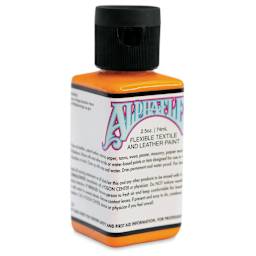 Alpha6 AlphaFlex Textile and Leather Paint - Alpha Orange, 74 ml, Bottle