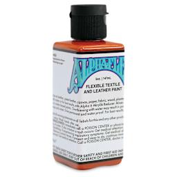 Alpha6 AlphaFlex Textile and Leather Paint - Burnt Orange, 147 ml, Bottle