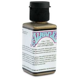Alpha6 AlphaFlex Textile and Leather Paint - Metallic Antique Gold, 74 ml, Bottle