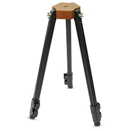 Jullian Aluminum Tripod, collapsed tripod legs. 