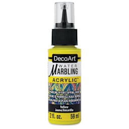 DecoArt Water Marbling Acrylic Paint - Yellow, 2 oz
