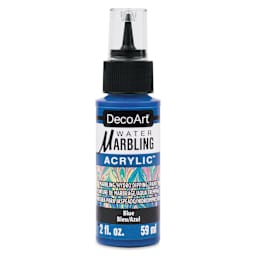 DecoArt Water Marbling Acrylic Paint - Blue, 2 oz