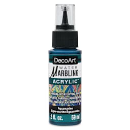 DecoArt Water Marbling Acrylic Paint - Aquamarine, 2 oz